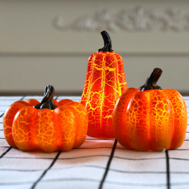 Pumpkin LED Candle By Farier