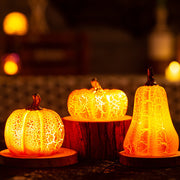 Pumpkin LED Candle By Farier
