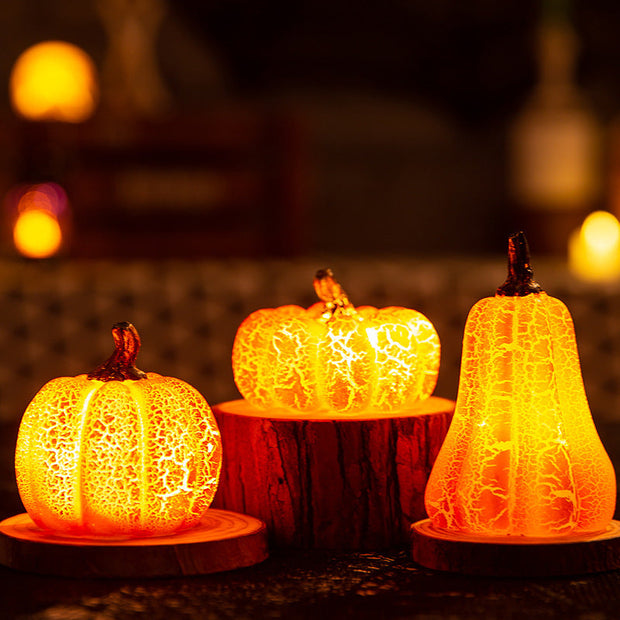 Pumpkin LED Candle By Farier