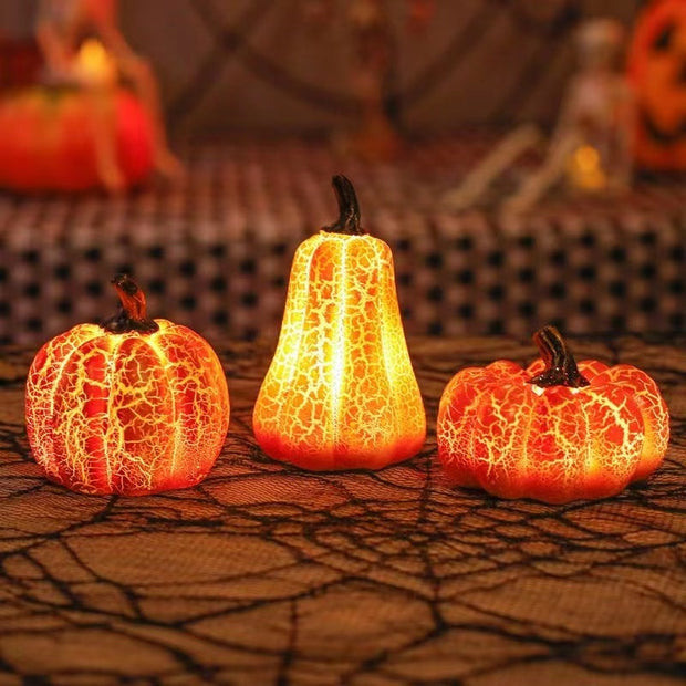 Pumpkin LED Candle By Farier