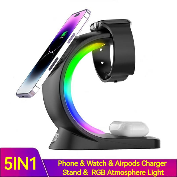4 In 1 Magnetic Wireless Charger By Farier