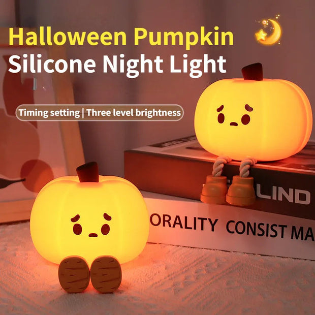 Halloween Pumpkin Night Light By Farier
