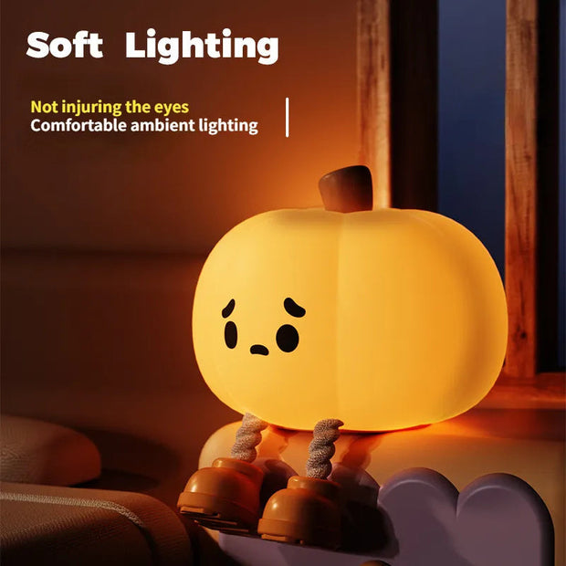 Halloween Pumpkin Night Light By Farier